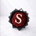 Bouquet Personnalisé de Roses avec Initiale – photo 2