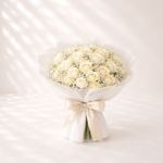 Bouquet de Roses Blanches – photo 1